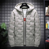 Lovemi -  Men's down cotton winter hooded padded jacket Down Jackets LOVEMI Beige M 