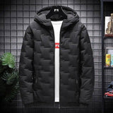 Lovemi -  Men's down cotton winter hooded padded jacket Down Jackets LOVEMI Black M 