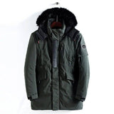 Lovemi -  Men's mid-length hooded jacket Down Jackets LOVEMI Army Green M 