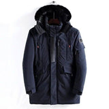 Lovemi -  Men's mid-length hooded jacket Down Jackets LOVEMI Navy Blue M 