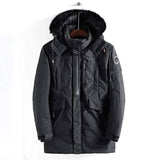 Lovemi -  Men's mid-length hooded jacket Down Jackets LOVEMI Black M 