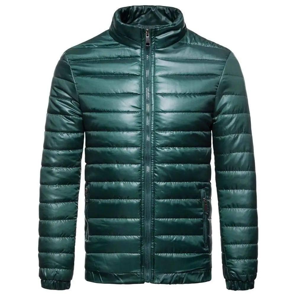 LOVEMI - Lovemi - Men's Solid Down Cotton Jacket With Standing