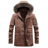 Lovemi -  Men's winter cotton clothing Down Jackets LOVEMI Brown L 