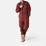 One-piece warm and winter clothes-Red-3