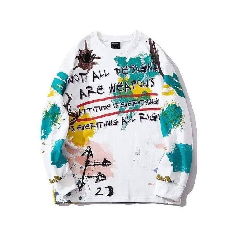 LOVEMI - Lovemi - Printed crew neck sweatshirt