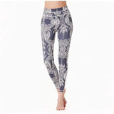 Printing yoga pants female sports-YH208-2