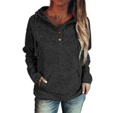 Womens Casual Hooded Pullover Sweatshirt-1