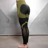 Quick dry workout pants-Green-3