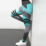 Reflective Sport Yoga Pants Leggings LOVEMI  Green S 