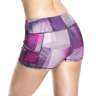 Running fitness ladies shorts high stretch sweat wicking-3