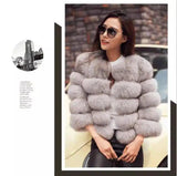 LOVEMI - Lovemi - S-3XL Mink Coats Women Winter Fashion FAUX Fur