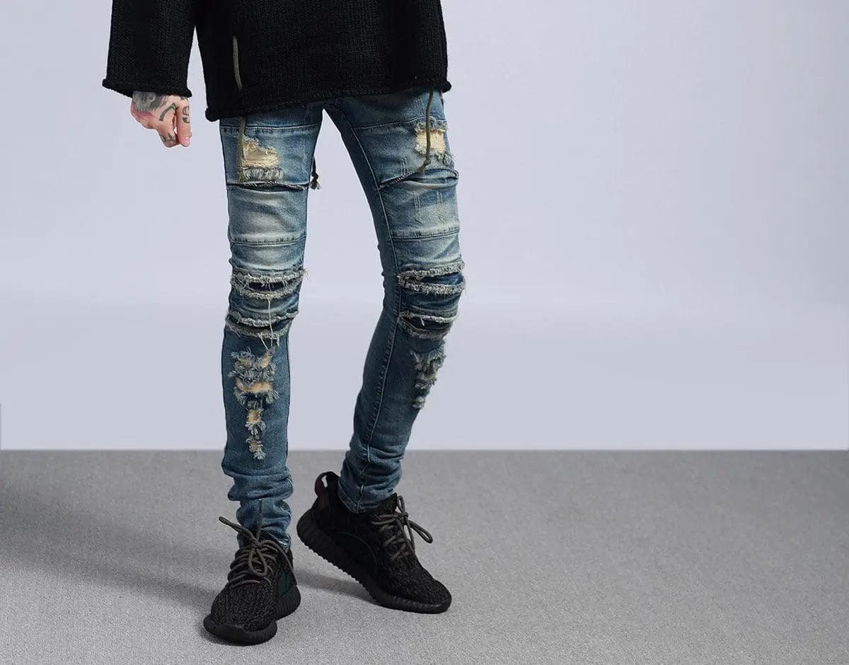 LOVEMI  Lovemi -  Shredded jeans