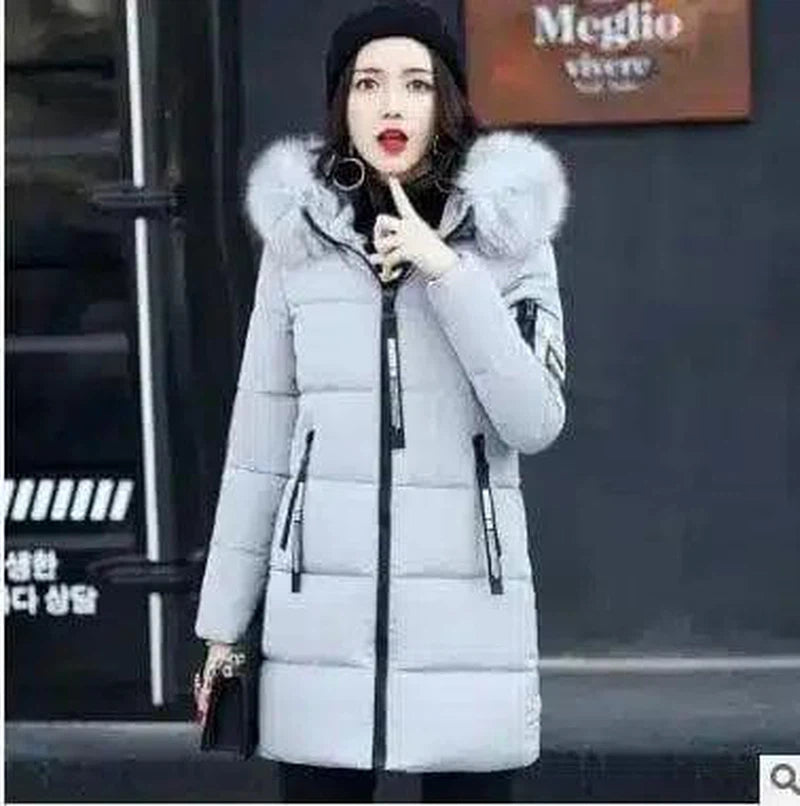 Chic 3XL Winter Jackets for Women-gray-8