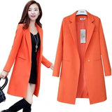 Lovemi -  Small suit was thin and wild jacket Jackets LOVEMI Orange red S 