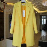 Lovemi -  Small suit was thin and wild jacket Jackets LOVEMI Yellow S 