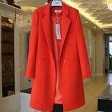 Lovemi -  Small suit was thin and wild jacket Jackets LOVEMI Dark orange S 