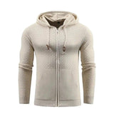 Lovemi -  Sport & Daily Solid Color Men Hoodie Outerwear & Jackets Men LOVEMI Khaki USA L 