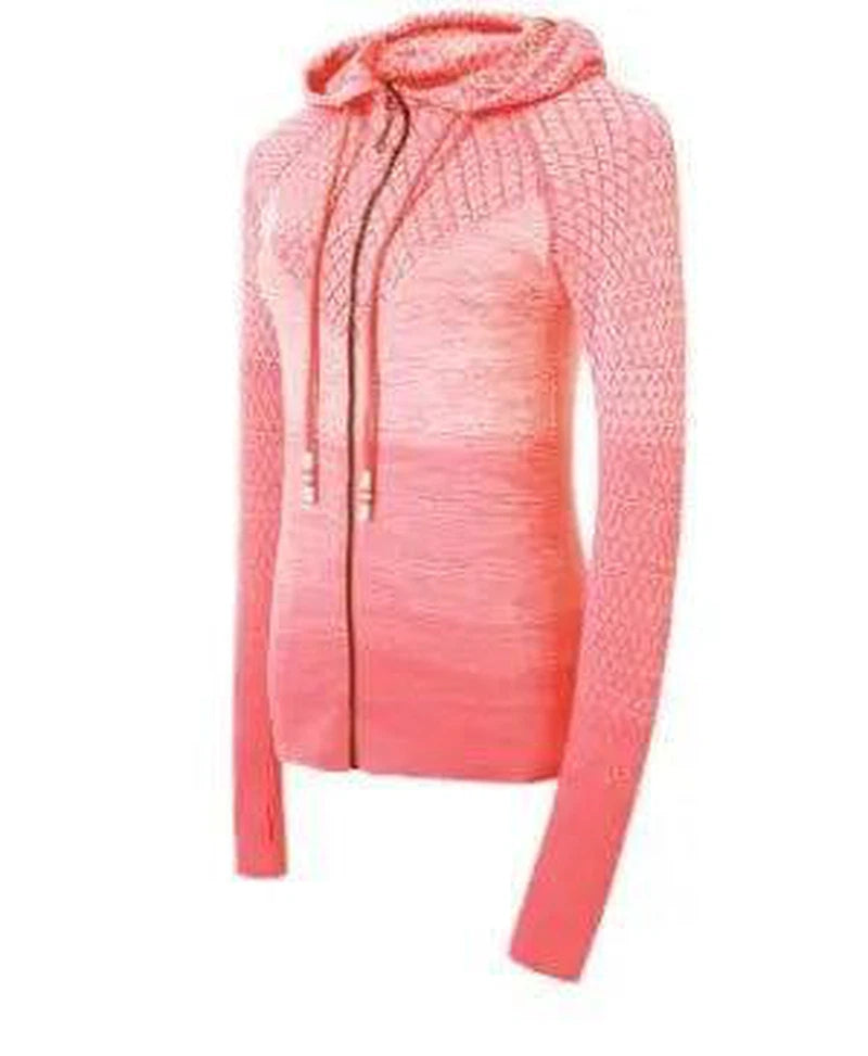 LOVEMI - Lovemi - Sports hoodie Slim zip yoga sports jacket female