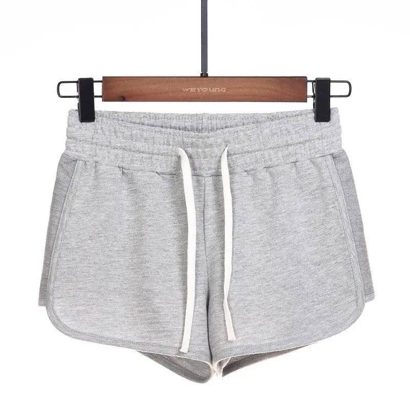 Sports shorts hot pants-Grey-46