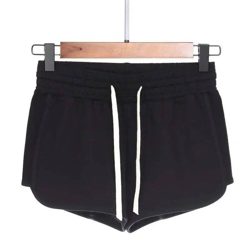 Sports shorts hot pants-Black-55