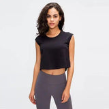 Women's Sleeveless Crop Top for Casual Wear-1