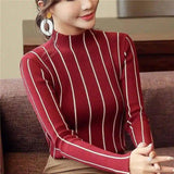 LOVEMI - Lovemi - Striped slim sweater