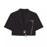 LOVEMI - Lovemi - Suit Jacket Women Short Casual Suit Jacket