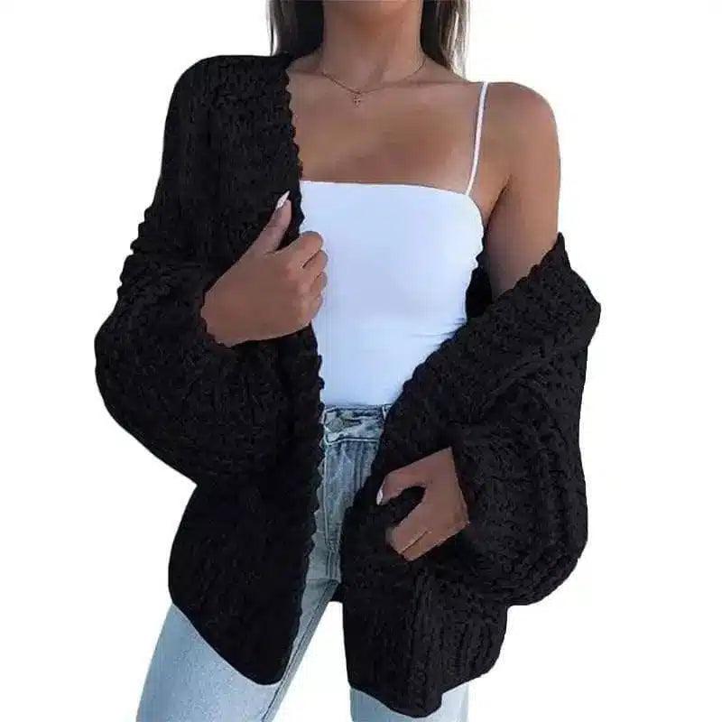 LOVEMI - Lovemi - Thick sweater cardigan