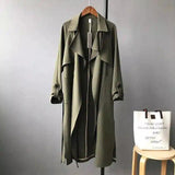 Lovemi -  Wild over the knee coat trench coat LOVEMI Green S 