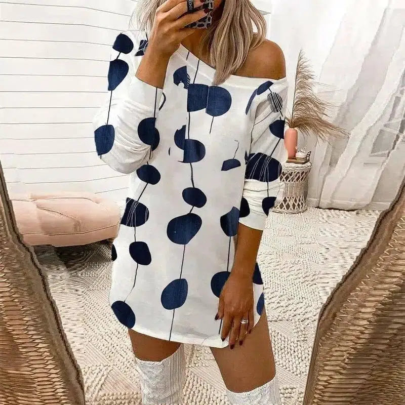 Stylish Cow Print Dresses for Every Occasion-White print-5