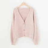 Lovemi -  Wild sweater cardigan Sweaters LOVEMI Pink One size 