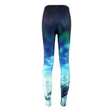 Women Hot Leggings Digital Print Ice and Snow-1