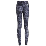 LOVEMI - Lovemi - Women Leggings Fitness Black Skeleton Sexy