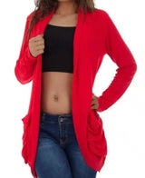 LOVEMI - Lovemi - Women's Short Jacket With Solid Color Long Sleeve