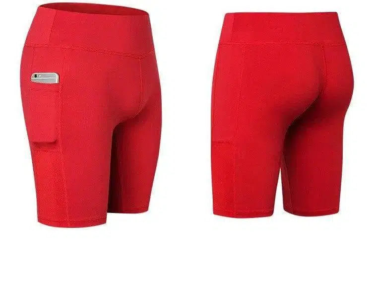 LOVEMI - Lovemi - Women's Yoga Shorts Side Pockets Fitness Running