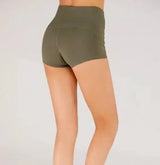 Yoga wear shorts fitness running super short-ArmyGreen-27