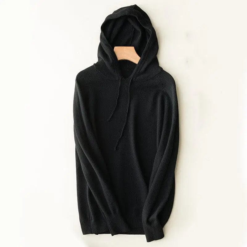 LOVEMI  Ltop Black / L Lovemi -  Spring and autumn hooded sweater women pullover