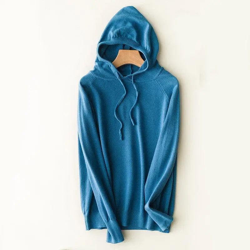 LOVEMI  Ltop Denim Blue / L Lovemi -  Spring and autumn hooded sweater women pullover