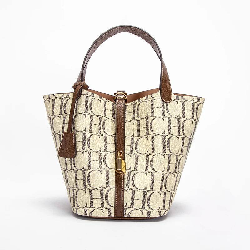 Luxury Brand Fashion Women's Handbag PVC Jacquard Texture-3