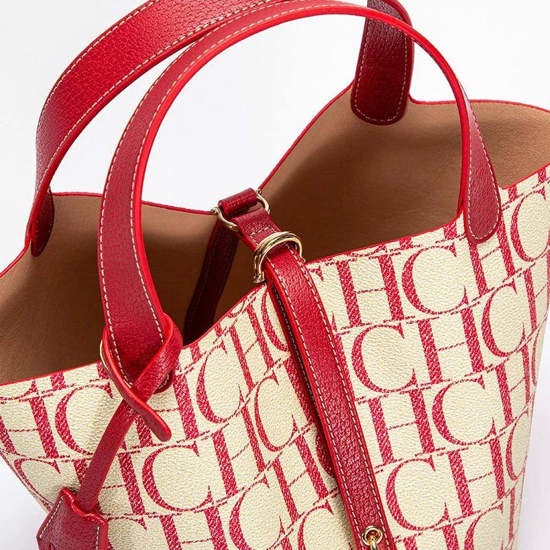 Luxury Brand Fashion Women's Handbag PVC Jacquard Texture-5