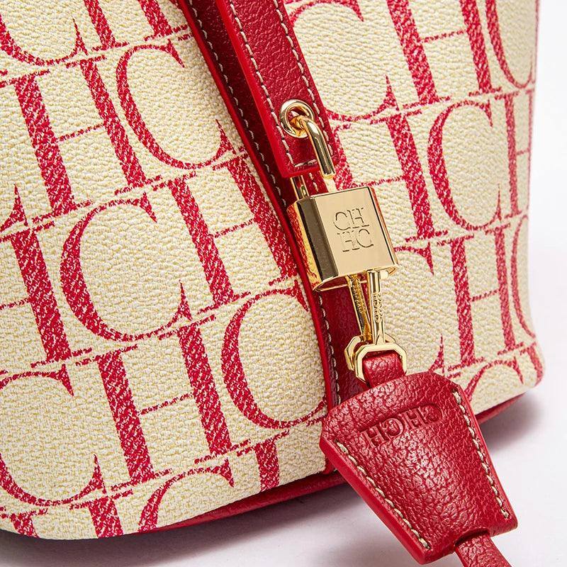 Luxury Brand Fashion Women's Handbag PVC Jacquard Texture-6