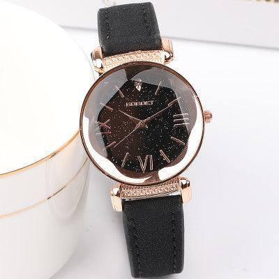 Luxury Ladies Watch Starry Sky Watches For Women Fashion-Black-2