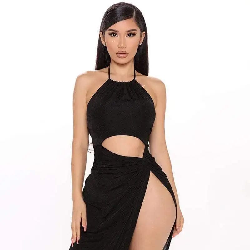 LOVEMI  Maxi Dresses Black / M Lovemi -  Take Another Look Hollow Out Dress