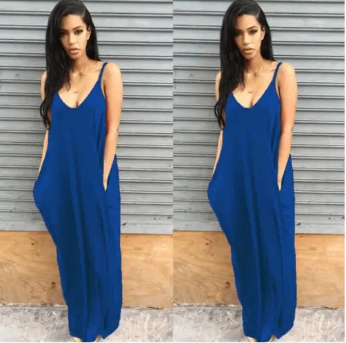 LOVEMI  Maxi Dresses Blue / S Lovemi -  Women Summer Dress 2019 Casual Long Dresses Plus Size