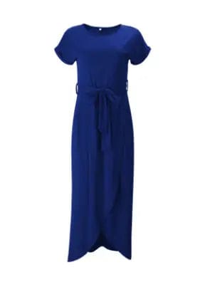 LOVEMI  Maxi Dresses Darkblue / 2XL Lovemi -  new color, short sleeves, flat sleeves, irregular