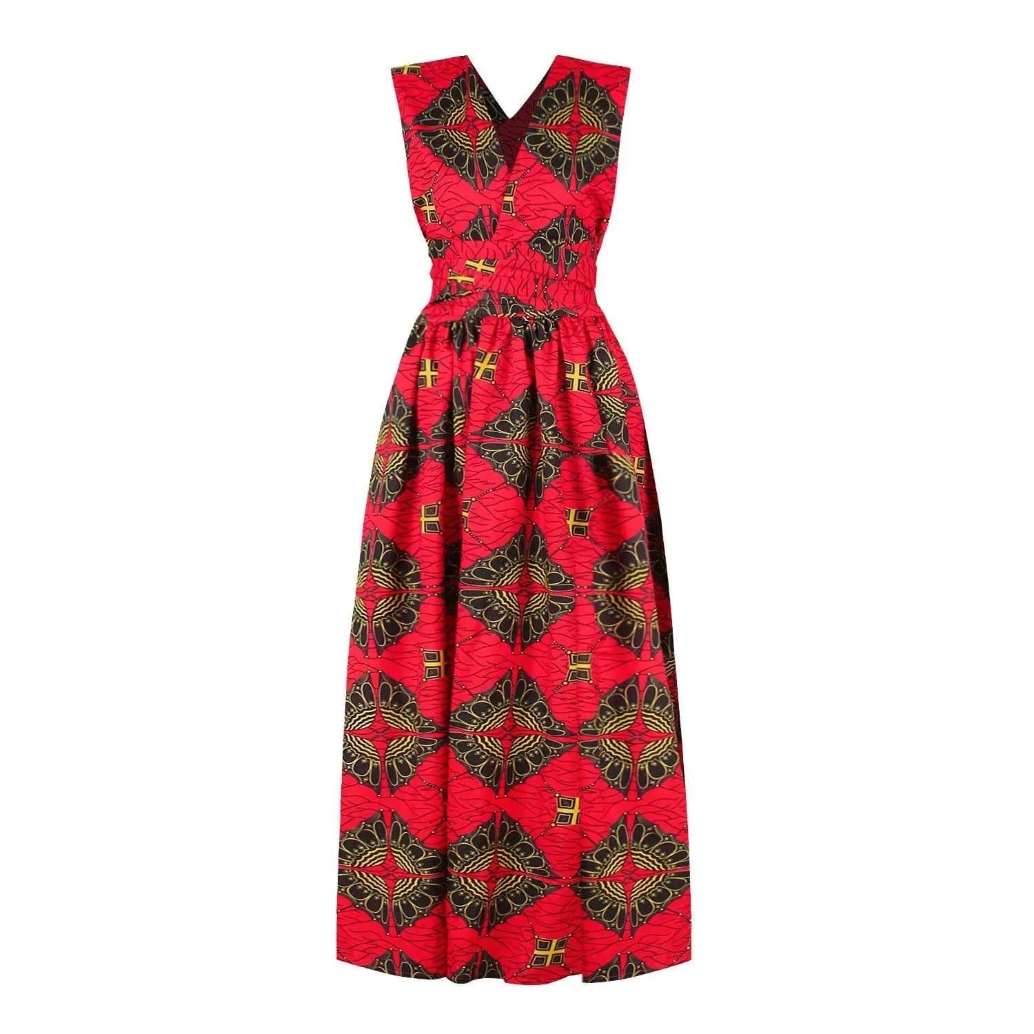 LOVEMI  Maxi Dresses Red / XL Lovemi -  Maxi Dresses