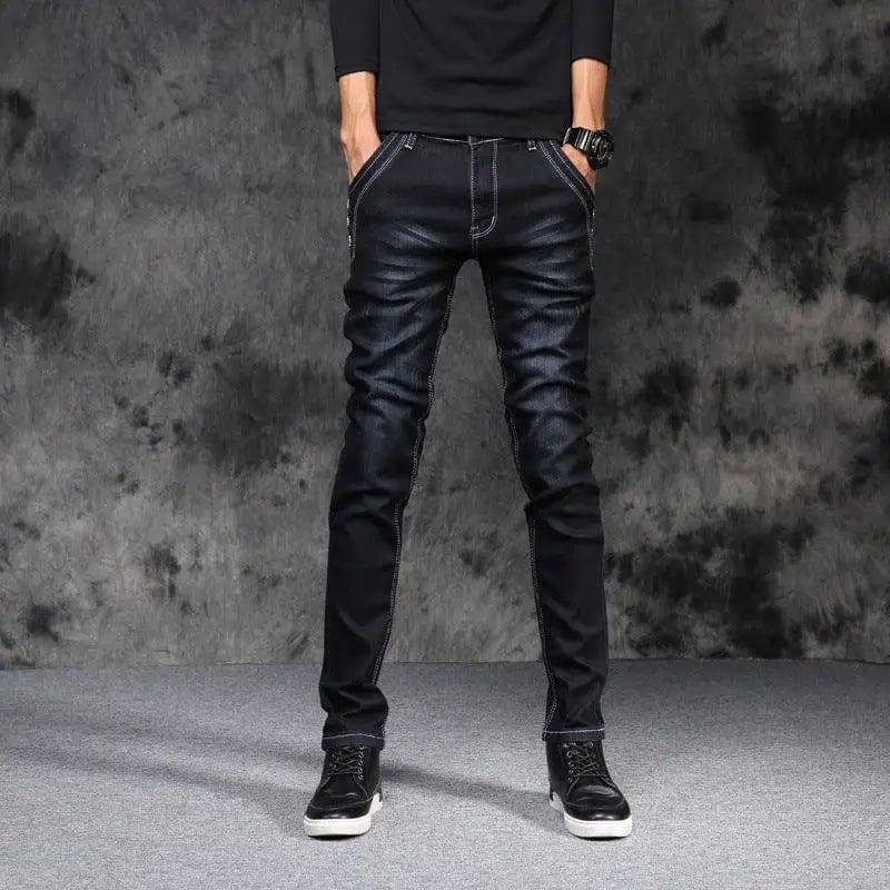 Men's jeans-BlackA-4