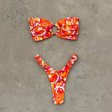 Floral High-Waist Swimwear Set-WD231341O1-9