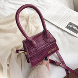 Mini Bags Korean Fashion Fashion One-shoulder Portable-Purple-9