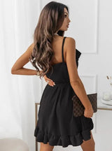 LOVEMI  Mini Dresses Black / L Lovemi -  Sexy Fashion Suspender Dress
